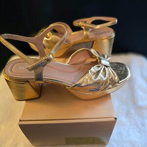 WYDR Darcy Pleated Platform Sandals